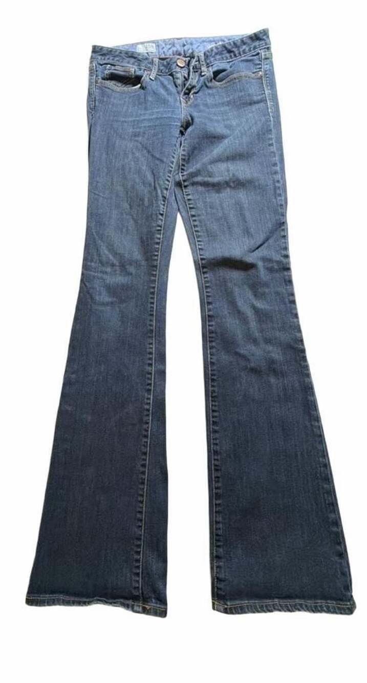 Gap 1969 Curvy Flare Blue Denim Jeans Size 27/4L